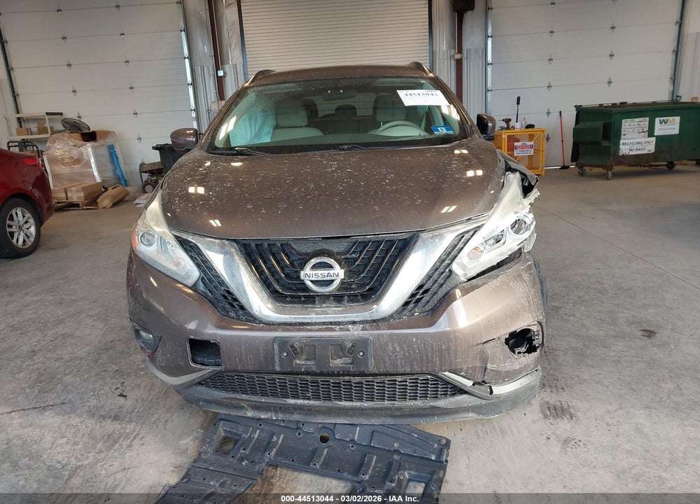 2016 NISSAN MURANO SV VIN: 5N1AZ2MH5GN119855