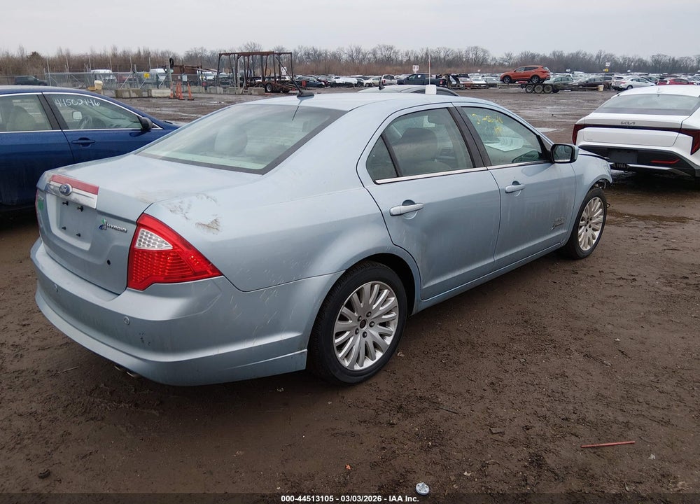 2011 FORD FUSION HYBRID VIN: 3FADP0L38BR129955