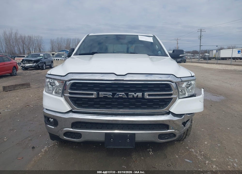 2022 RAM 1500 BIG HORN  4X4 6'4 BOX VIN: 1C6SRFBT8NN140453