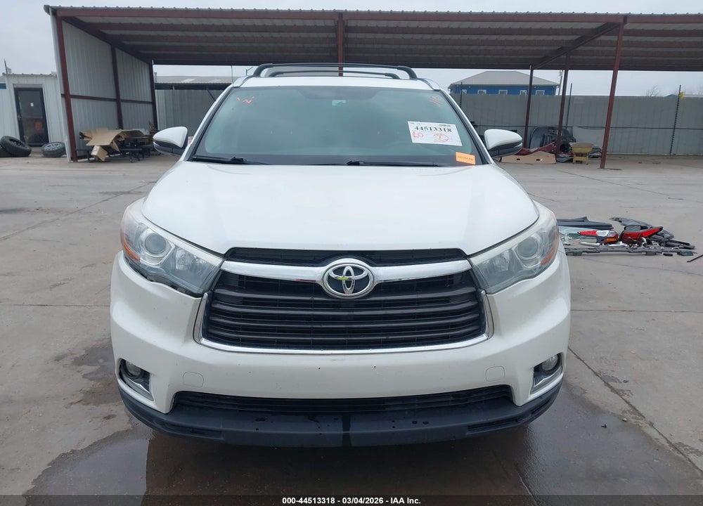 2015 TOYOTA HIGHLANDER LIMITED V6 VIN: 5TDYKRFH8FS077722