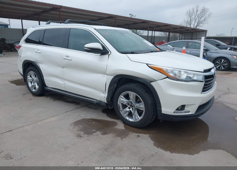 2015 TOYOTA HIGHLANDER LIMITED V6 VIN: 5TDYKRFH8FS077722
