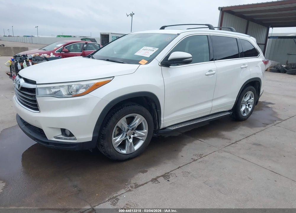 2015 TOYOTA HIGHLANDER LIMITED V6 VIN: 5TDYKRFH8FS077722