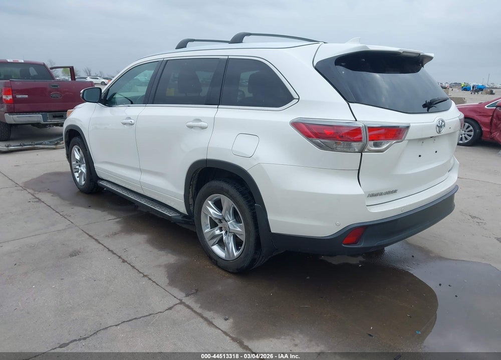 2015 TOYOTA HIGHLANDER LIMITED V6 VIN: 5TDYKRFH8FS077722