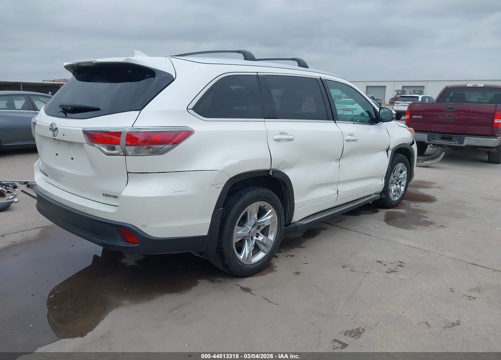2015 TOYOTA HIGHLANDER LIMITED V6 VIN: 5TDYKRFH8FS077722