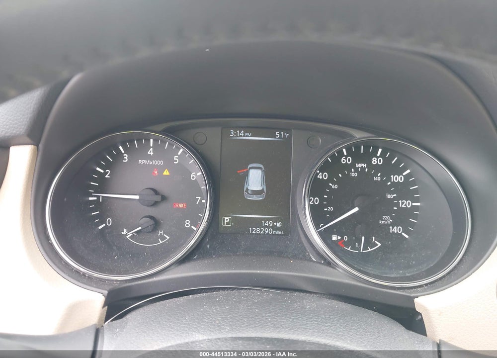 2017 NISSAN ROGUE SV VIN: 5N1AT2MV8HC769333