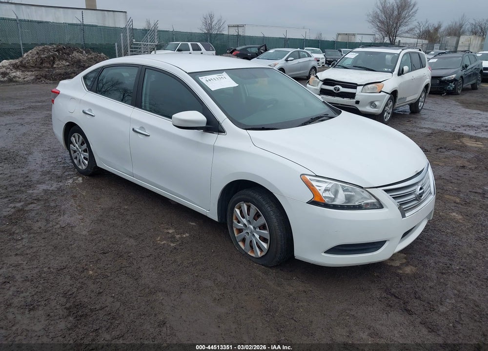 2014 NISSAN SENTRA SV VIN: 3N1AB7AP0EY296849