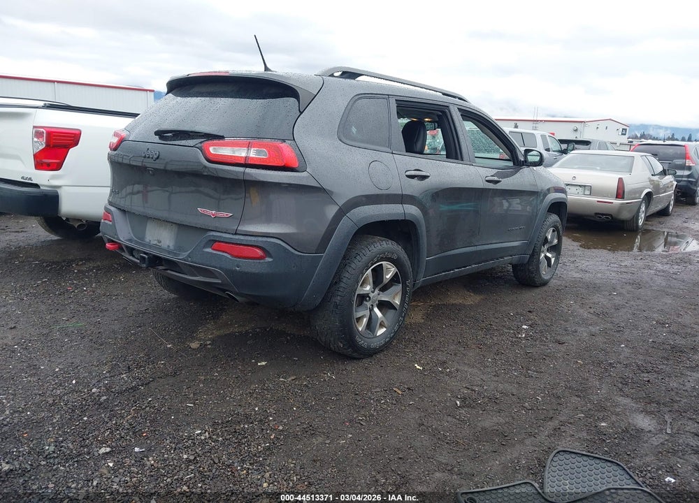 2015 JEEP CHEROKEE TRAILHAWK VIN: 1C4PJMBSXFW614013