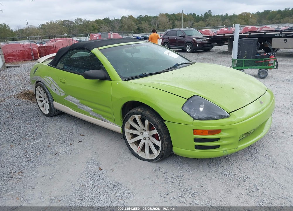 2001 MITSUBISHI ECLIPSE SPYDER GT VIN: 4A3AE55H21E006319