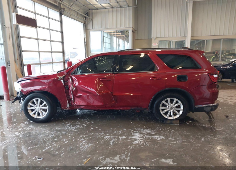 2014 DODGE DURANGO SXT VIN: 1C4RDHAG4EC344913