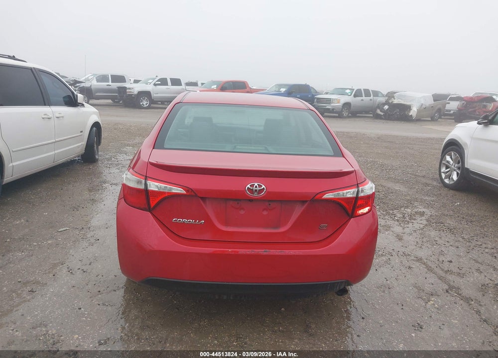 2015 TOYOTA COROLLA S PLUS VIN: 5YFBURHE6FP284637