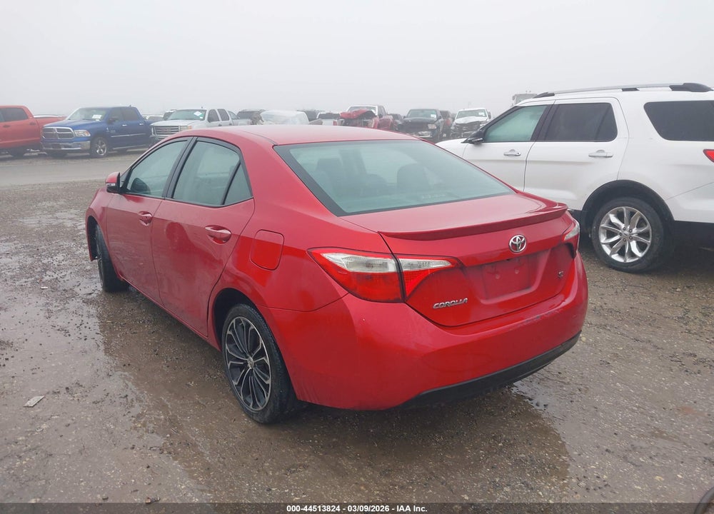 2015 TOYOTA COROLLA S PLUS VIN: 5YFBURHE6FP284637