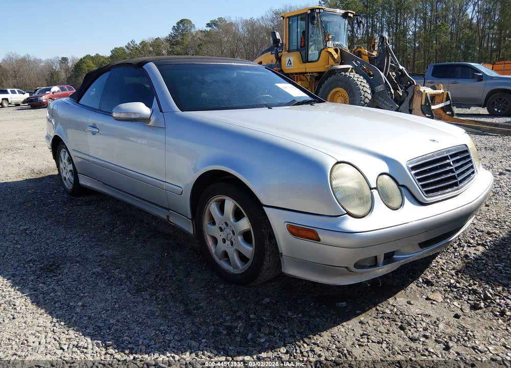 2003 MERCEDES-BENZ CLK 320 VIN: WDBLK65G63T138286