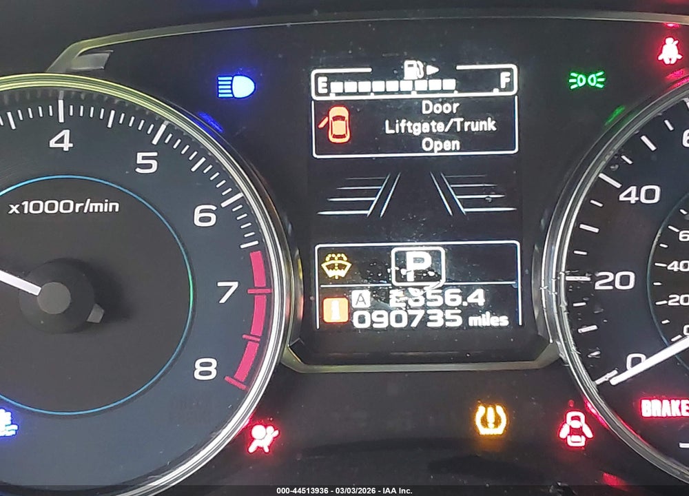 2016 SUBARU CROSSTREK 2.0I LIMITED VIN: JF2GPANC9G8273261