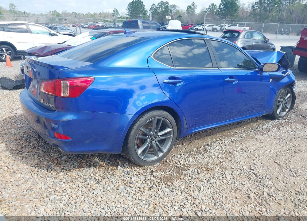 2012 LEXUS IS 250 VIN: JTHBF5C23C5157836