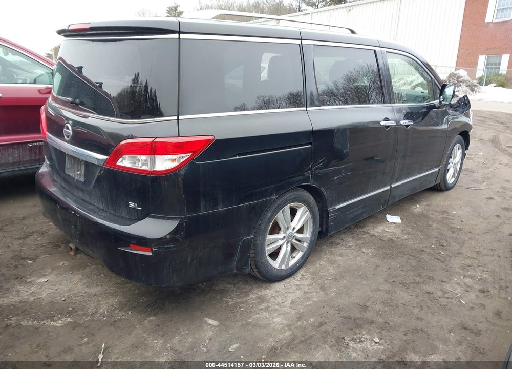 2012 NISSAN QUEST SL VIN: JN8AE2KP2C9045893