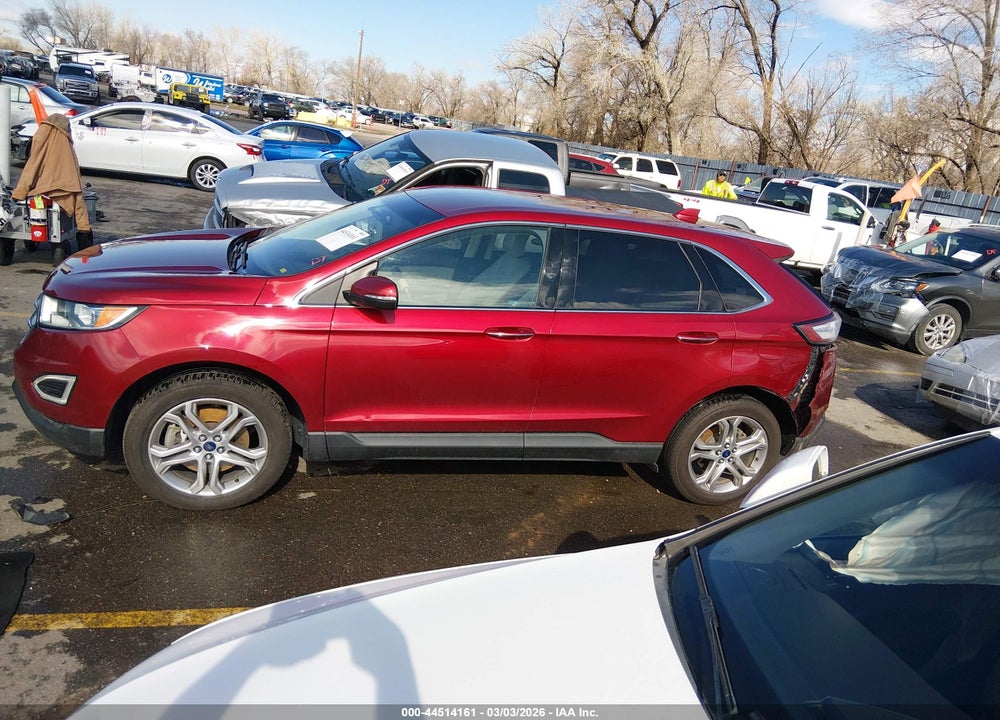 2017 FORD EDGE TITANIUM VIN: 2FMPK4K92HBB76033