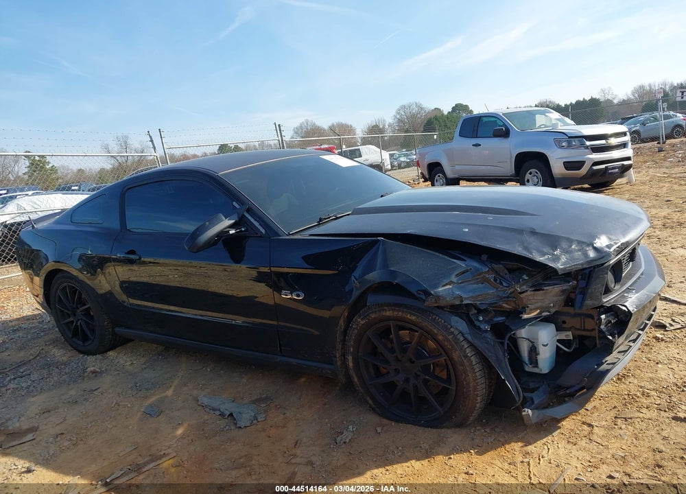 2012 FORD MUSTANG GT VIN: 1ZVBP8CF9C5252238