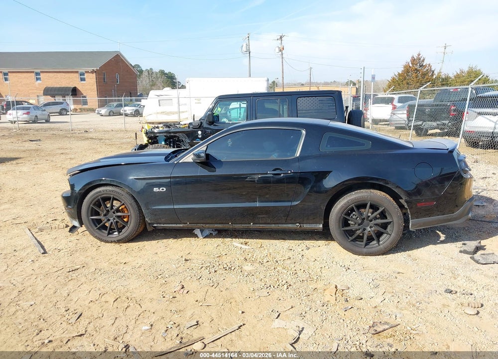 2012 FORD MUSTANG GT VIN: 1ZVBP8CF9C5252238