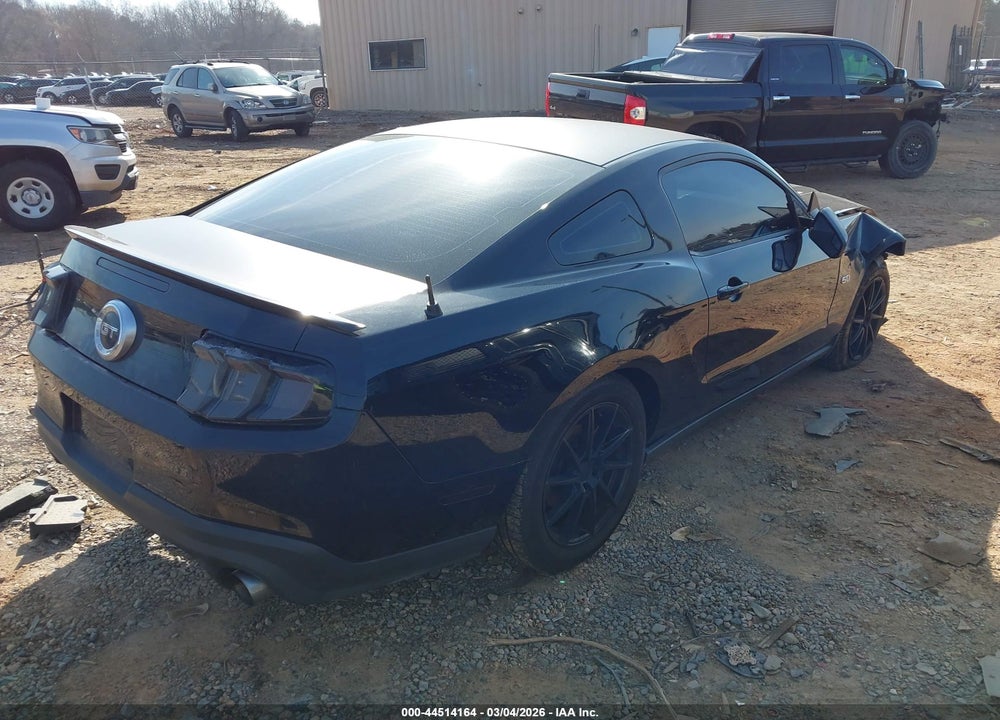 2012 FORD MUSTANG GT VIN: 1ZVBP8CF9C5252238