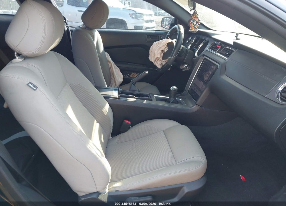 2012 FORD MUSTANG GT VIN: 1ZVBP8CF9C5252238