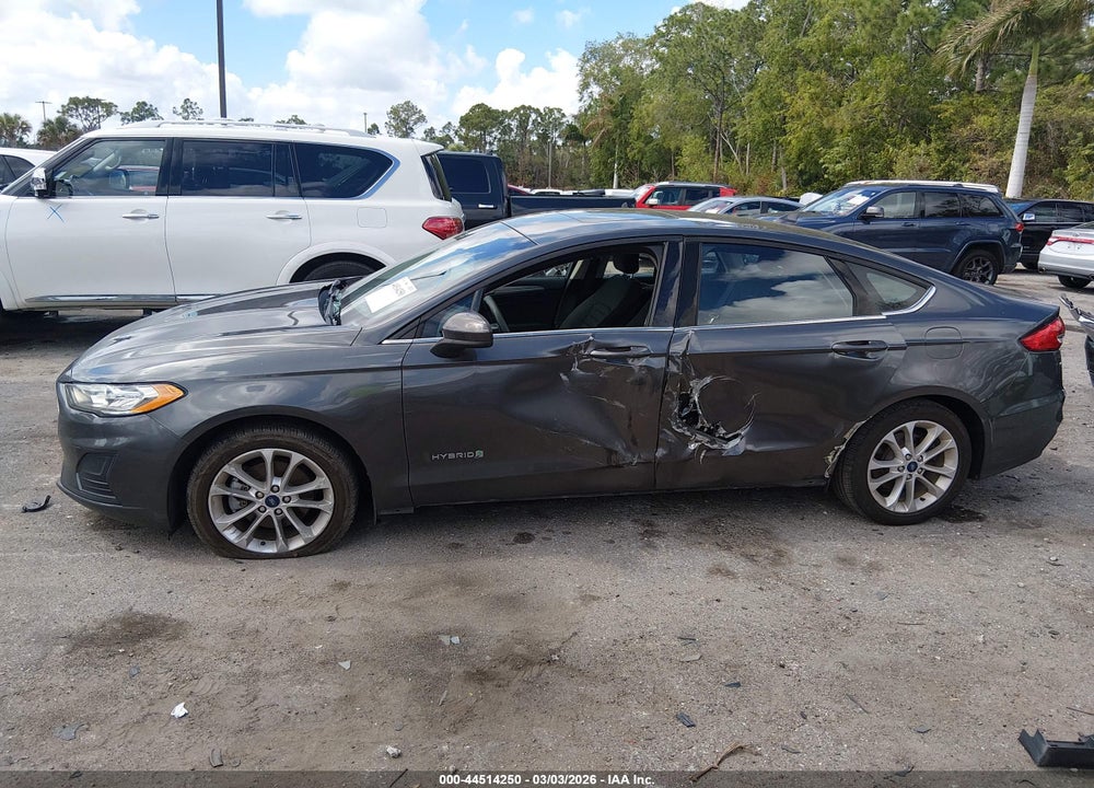 2019 FORD FUSION HYBRID SE VIN: 3FA6P0LU9KR121008