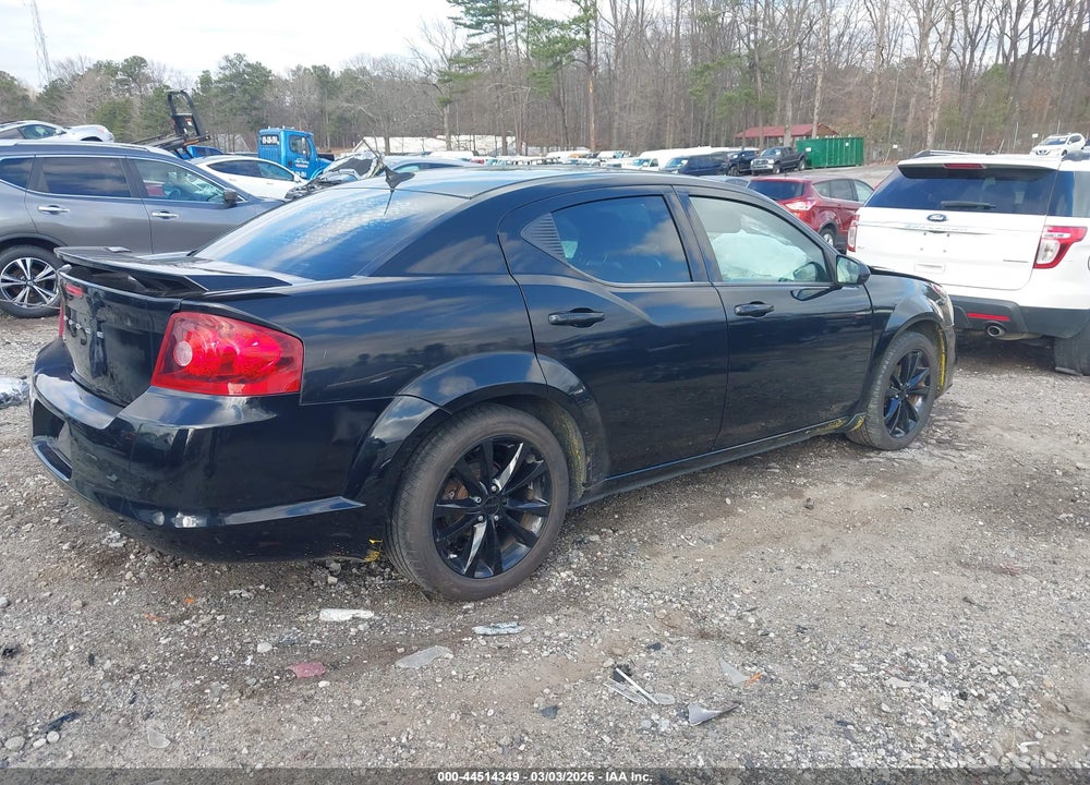 2013 DODGE AVENGER SXT VIN: 1C3CDZCBXDN620547