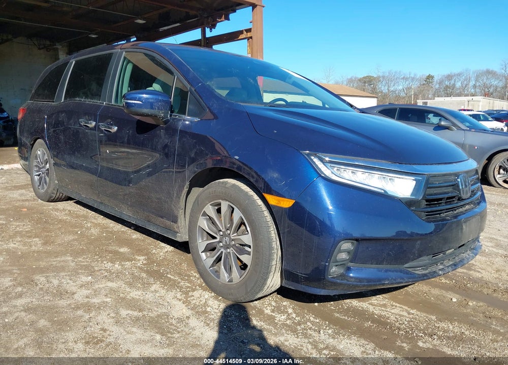 2022 HONDA ODYSSEY EX-L VIN: 5FNRL6H75NB025701