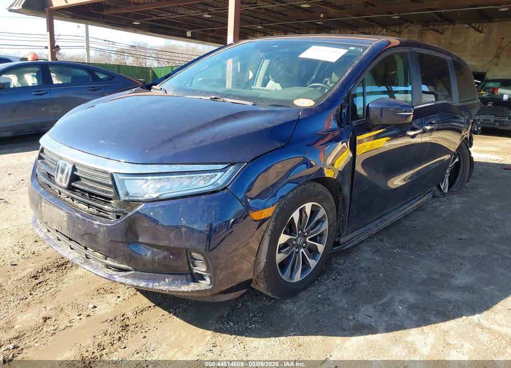 2022 HONDA ODYSSEY EX-L VIN: 5FNRL6H75NB025701