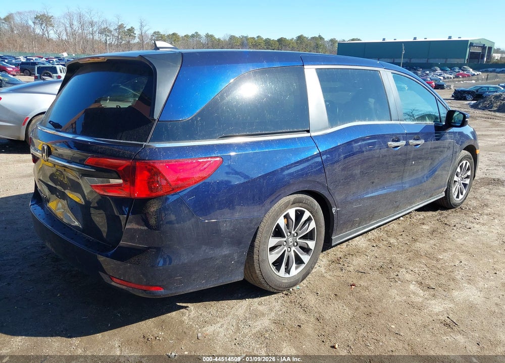 2022 HONDA ODYSSEY EX-L VIN: 5FNRL6H75NB025701