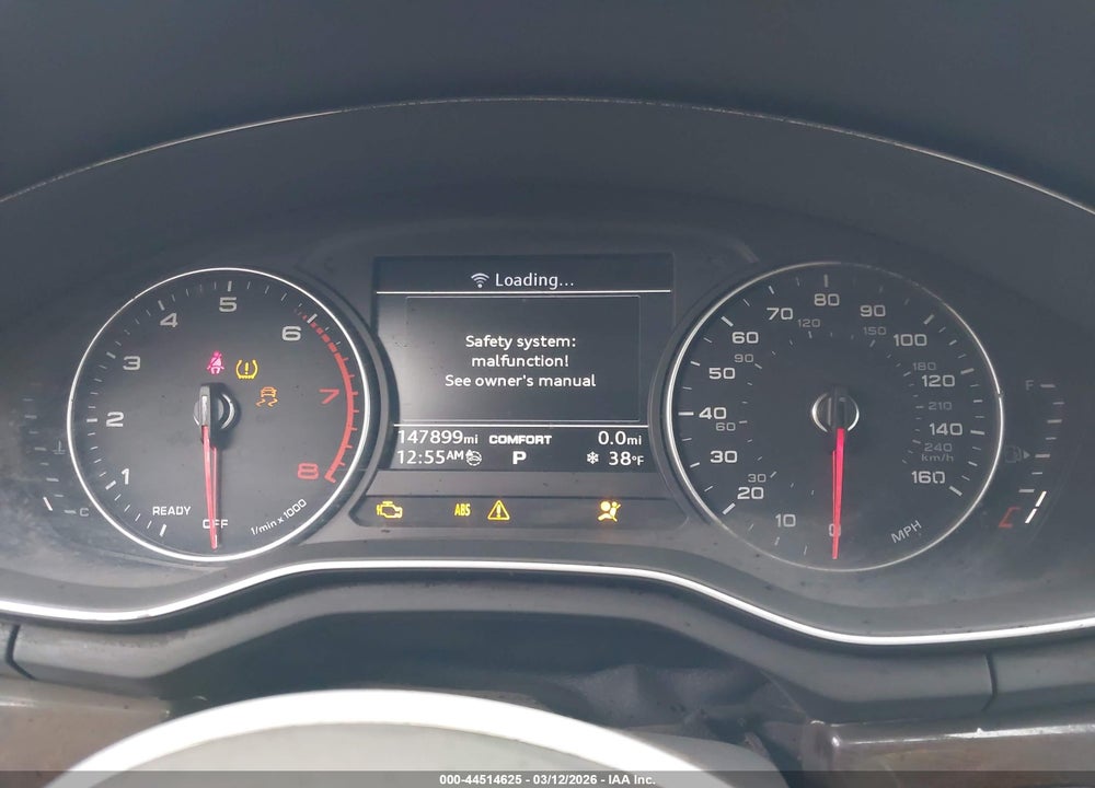 2017 AUDI A4 2.0T PREMIUM VIN: WAUANAF40HN015129