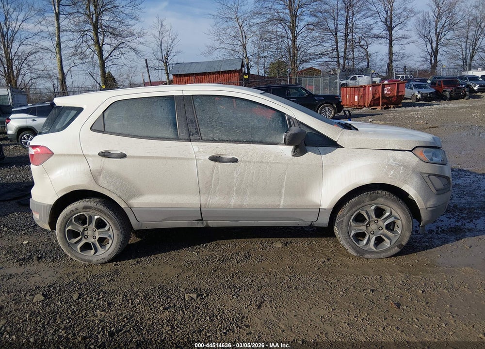 2019 FORD ECOSPORT S VIN: MAJ6S3FL9KC301977
