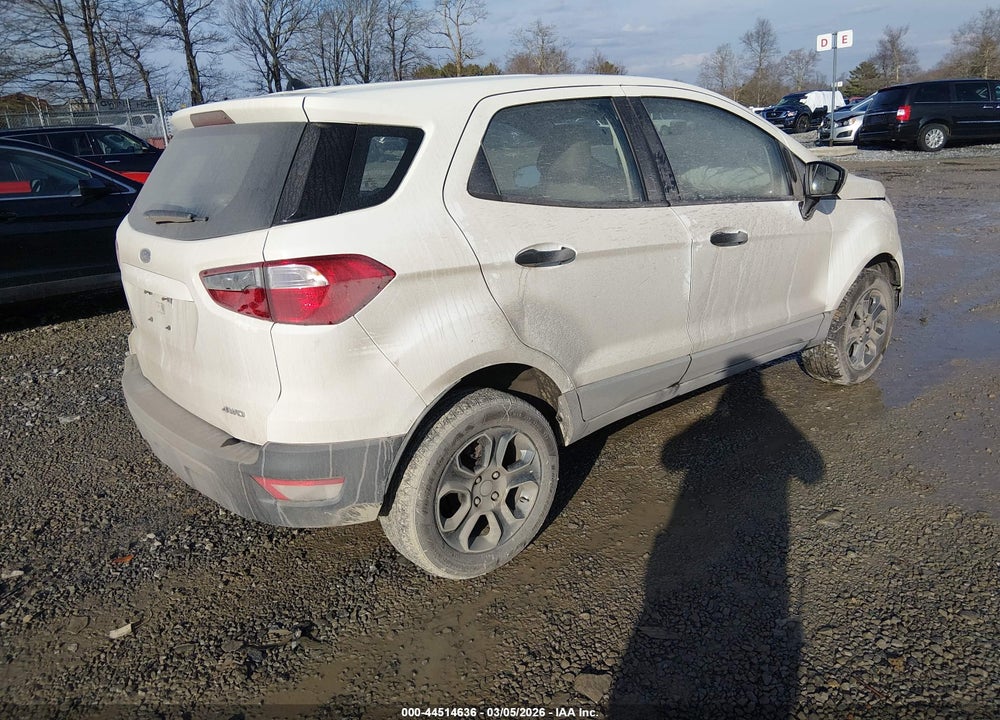 2019 FORD ECOSPORT S VIN: MAJ6S3FL9KC301977
