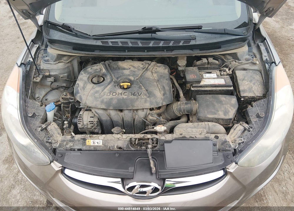 2013 HYUNDAI ELANTRA GLS VIN: 5NPDH4AE1DH337653