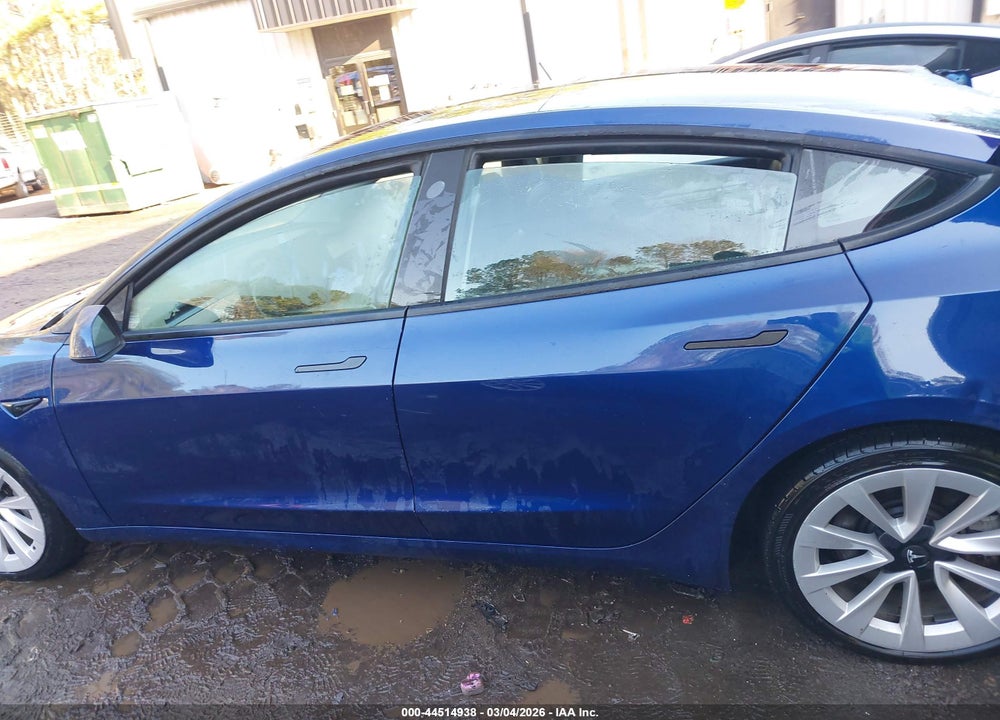 2022 TESLA MODEL 3 REAR-WHEEL DRIVE VIN: 5YJ3E1EA0NF289914