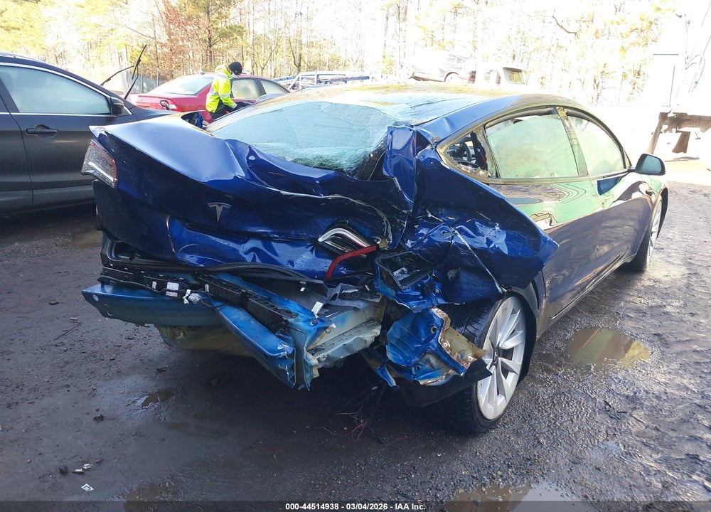 2022 TESLA MODEL 3 REAR-WHEEL DRIVE VIN: 5YJ3E1EA0NF289914