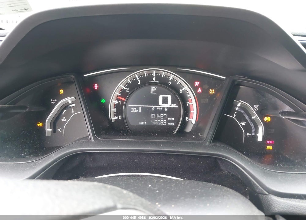 2016 HONDA CIVIC LX VIN: 19XFC2F54GE003596