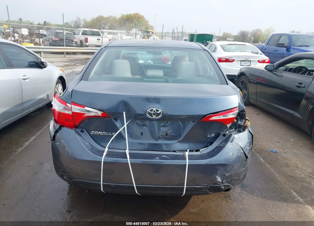 2016 TOYOTA COROLLA LE VIN: 2T1BURHE5GC653649