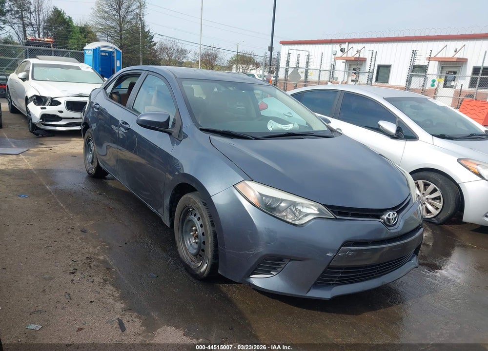2016 TOYOTA COROLLA LE VIN: 2T1BURHE5GC653649