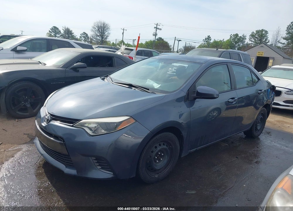 2016 TOYOTA COROLLA LE VIN: 2T1BURHE5GC653649
