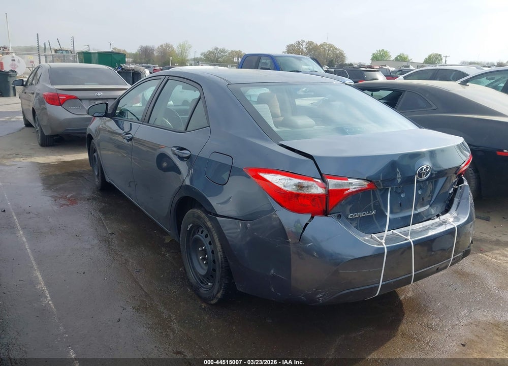 2016 TOYOTA COROLLA LE VIN: 2T1BURHE5GC653649