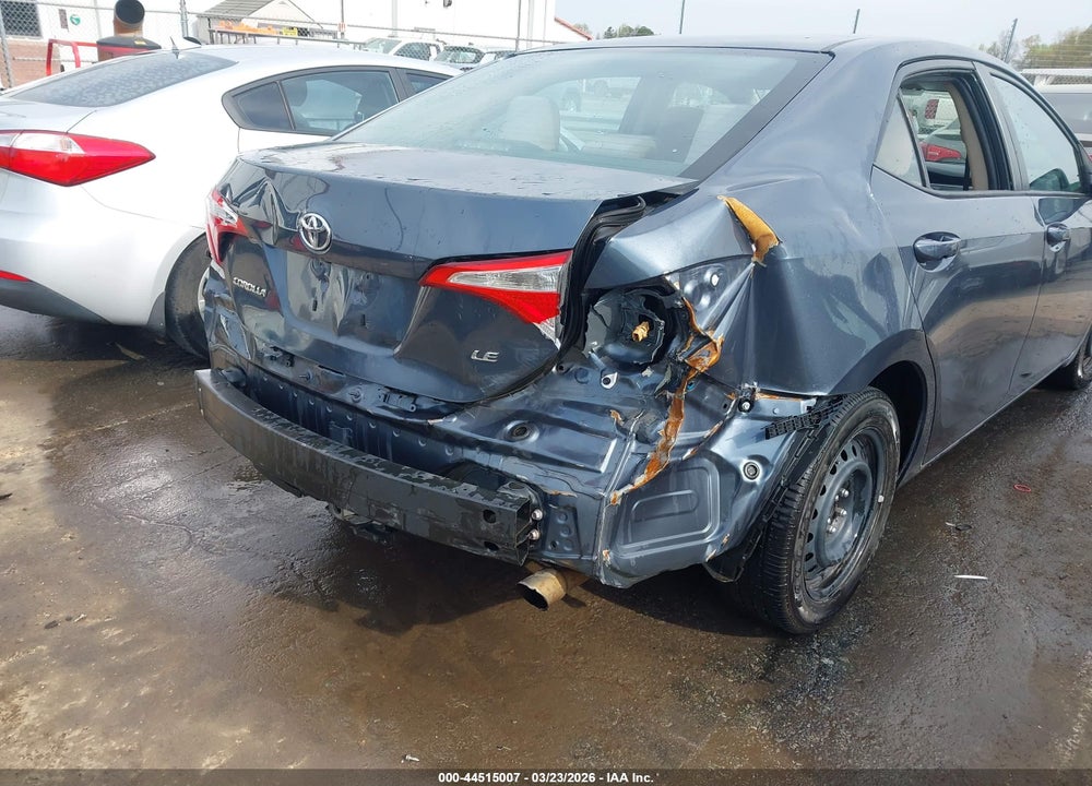 2016 TOYOTA COROLLA LE VIN: 2T1BURHE5GC653649