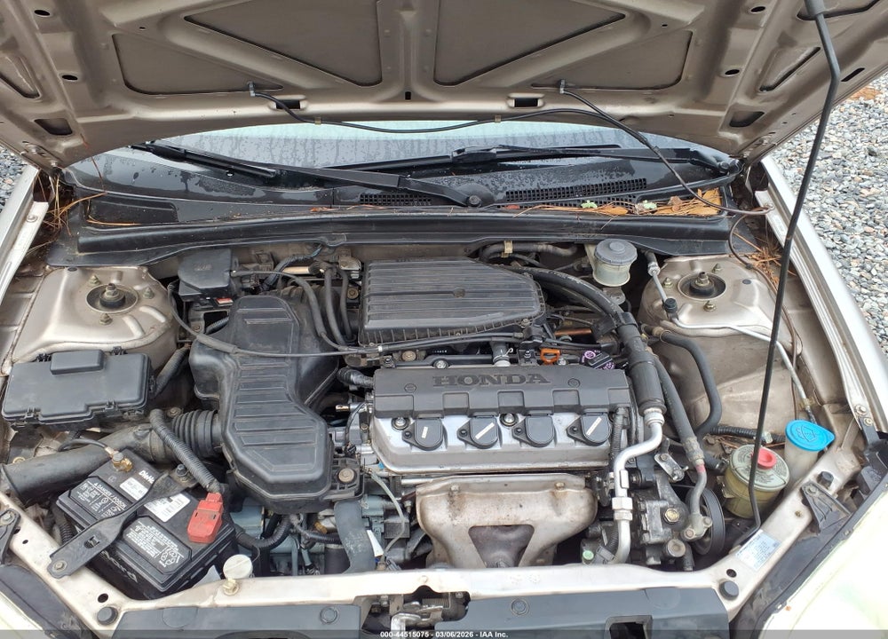 2002 HONDA CIVIC LX VIN: 1HGES16532L081443