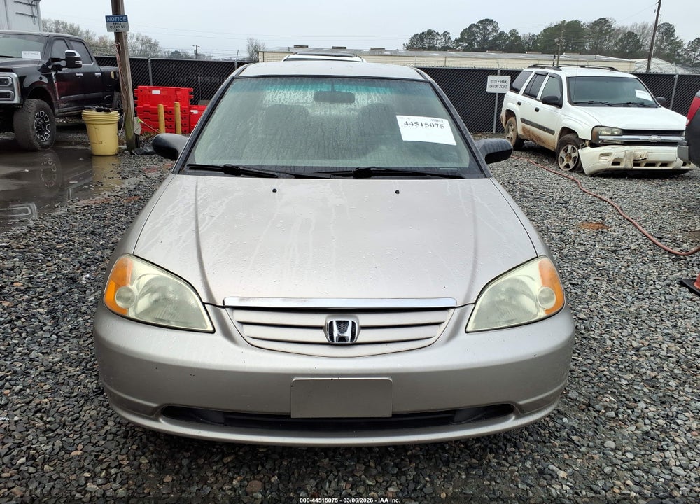 2002 HONDA CIVIC LX VIN: 1HGES16532L081443