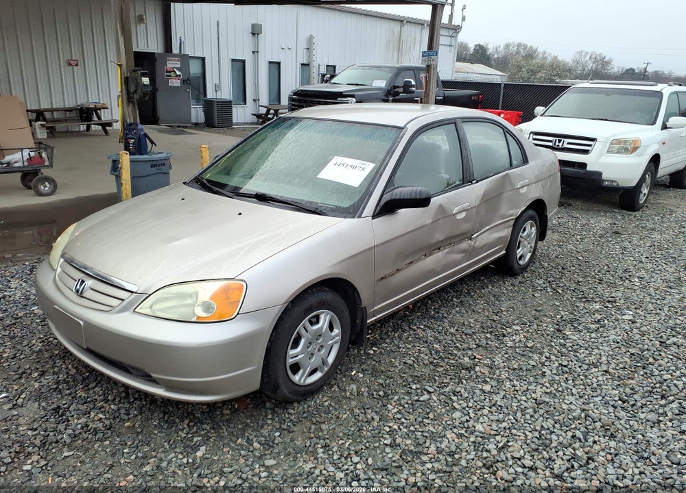 2002 HONDA CIVIC LX VIN: 1HGES16532L081443