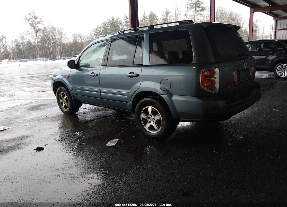 2008 HONDA PILOT EX-L VIN: 5FNYF185X8B034502