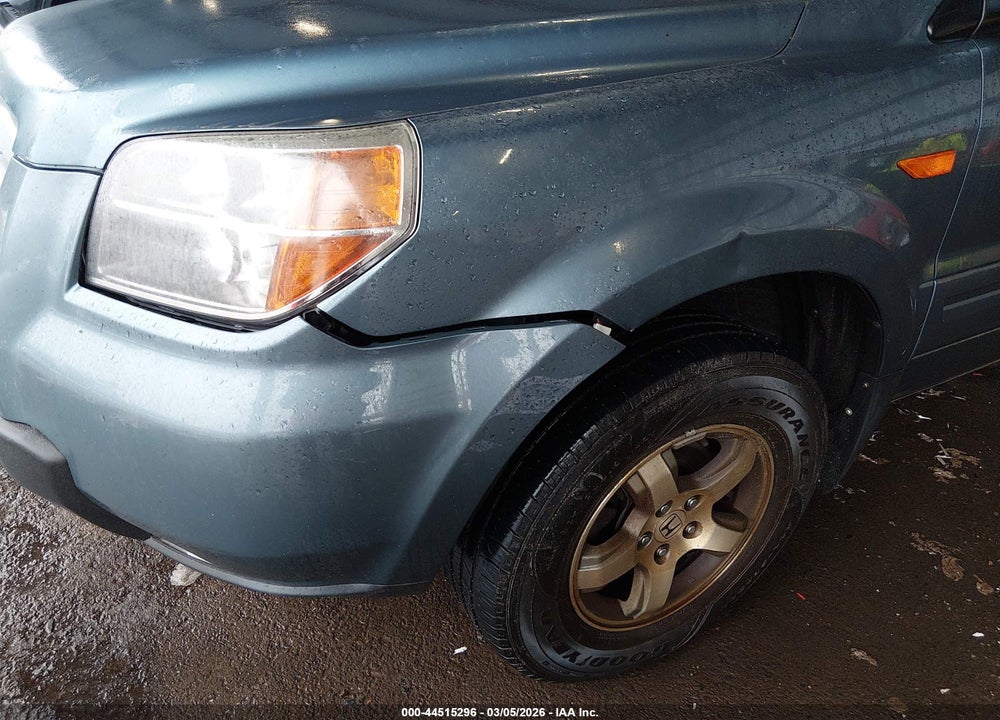 2008 HONDA PILOT EX-L VIN: 5FNYF185X8B034502