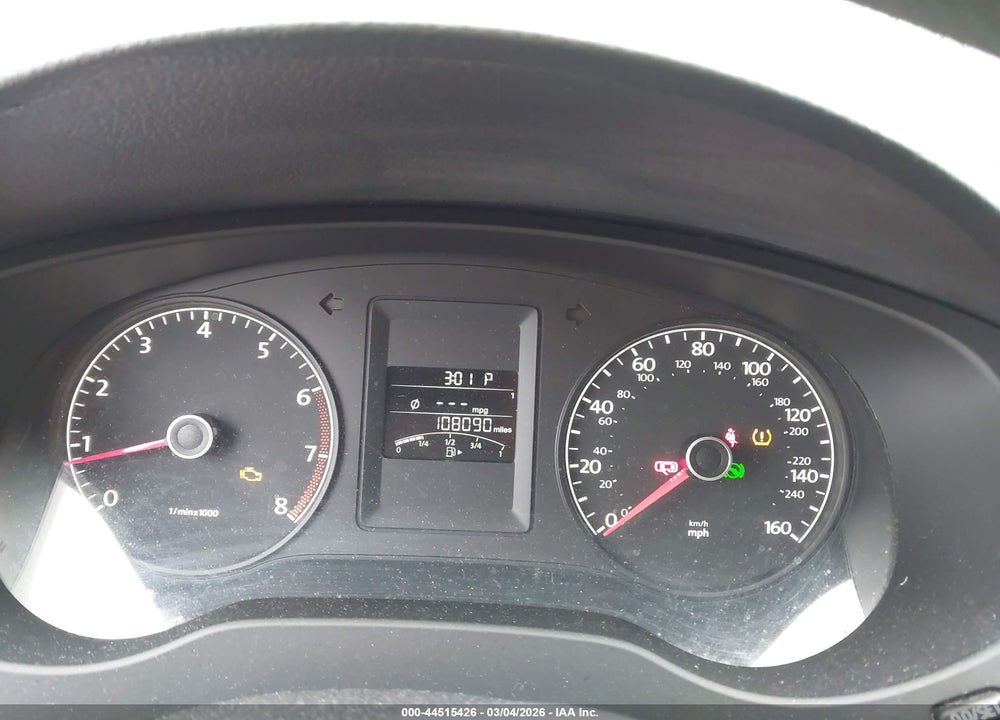 2013 VOLKSWAGEN JETTA 2.0L S VIN: 3VW2K7AJ4DM297289
