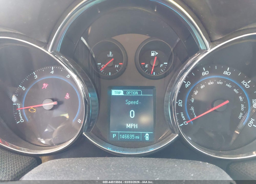2013 CHEVROLET CRUZE 1LT AUTO VIN: 1G1PC5SB4D7200449