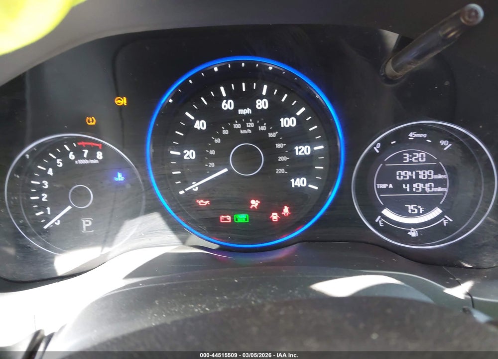2019 HONDA HR-V SPORT VIN: 3CZRU5H17KG705005