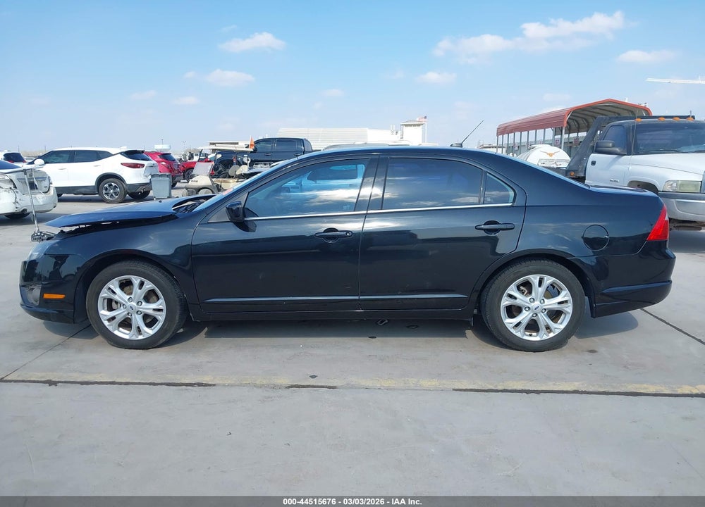 2012 FORD FUSION SE VIN: 3FAHP0HA5CR258505